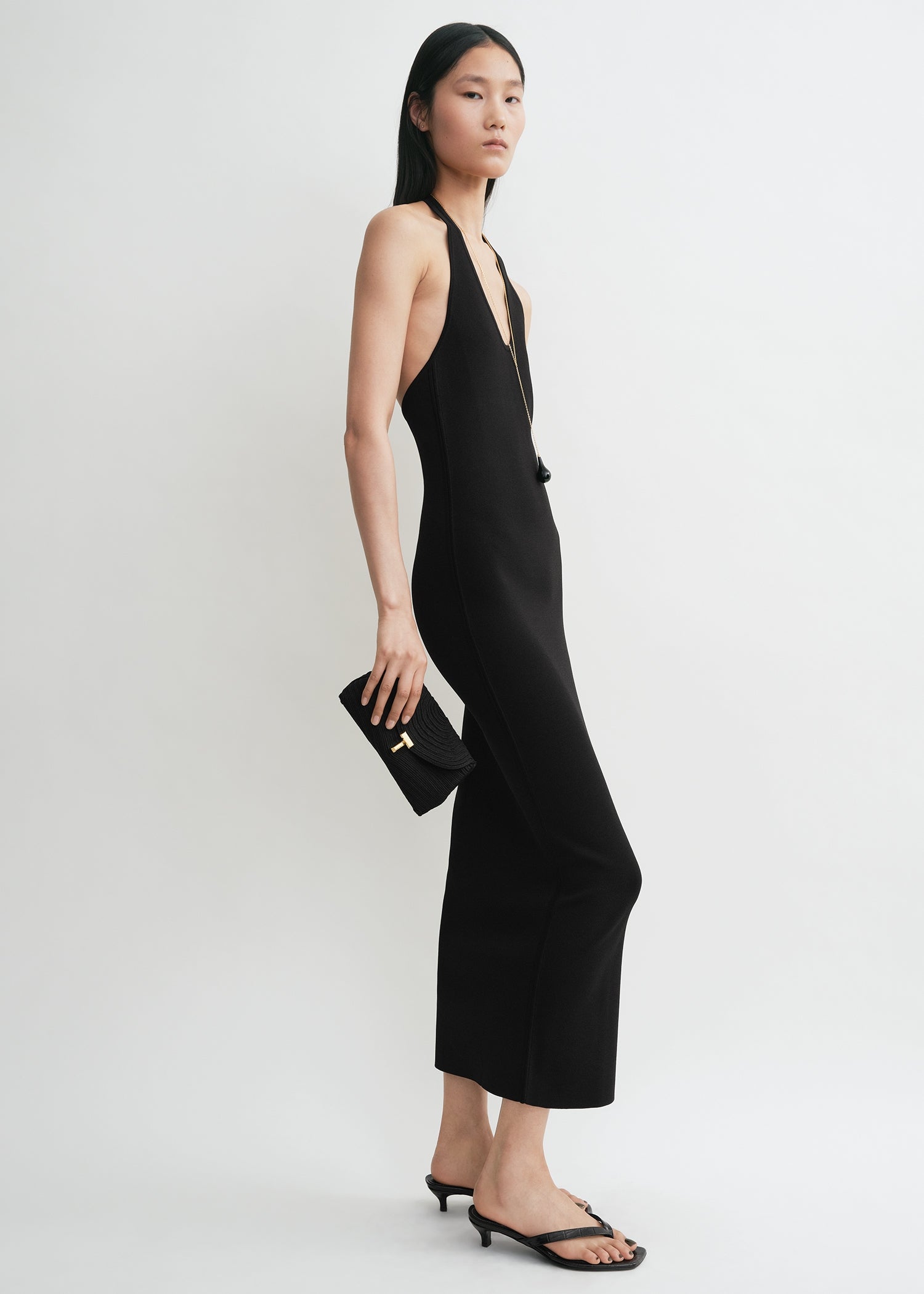 Mini T-lock rope clutch black