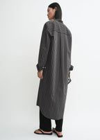 Striped summer tunic black/white