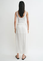 Wrap skirt off-white