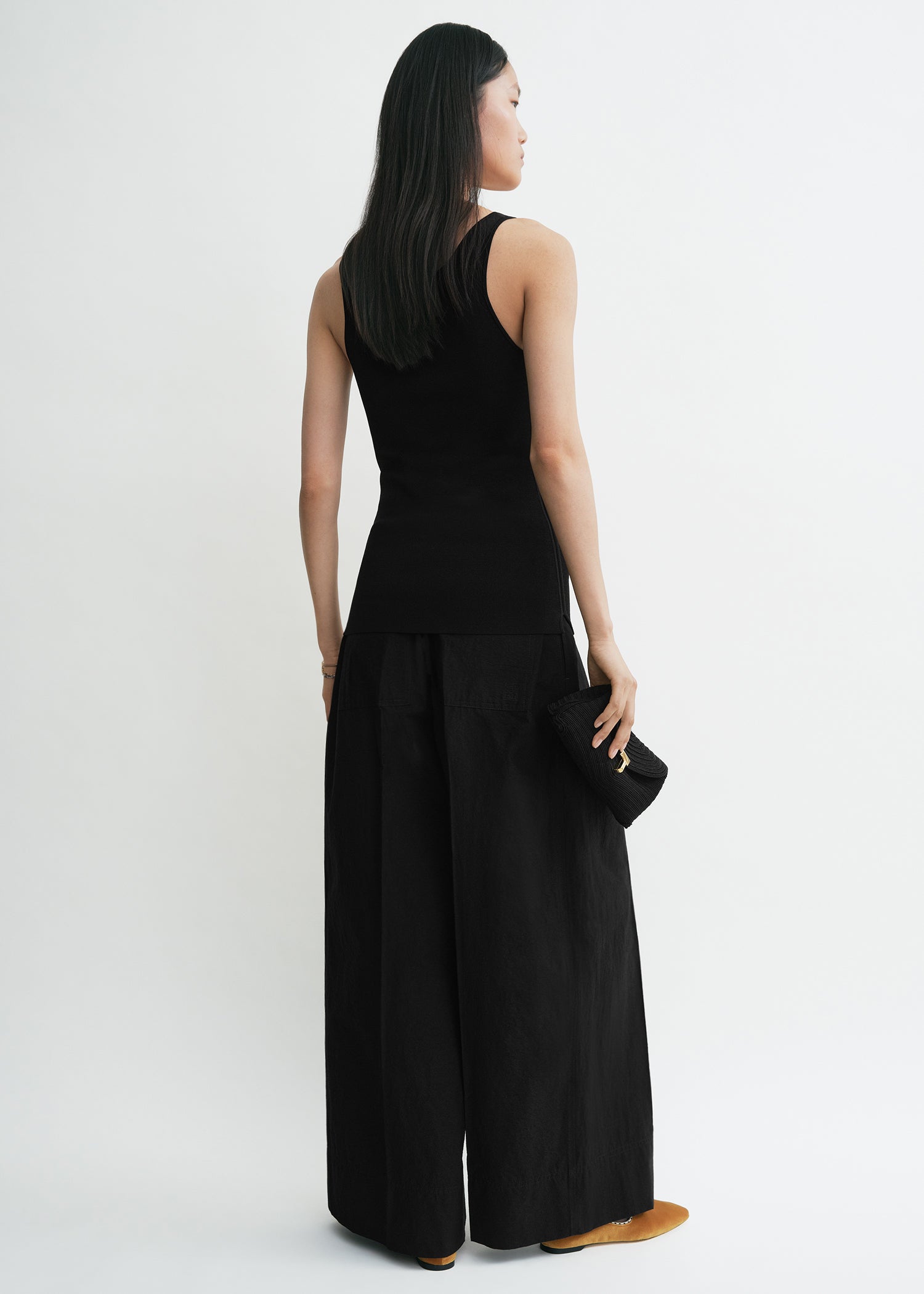 TOTEME - Wide summer trousers Black - 32