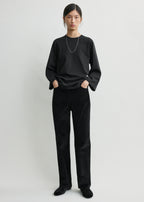 Wide-sleeve tee black
