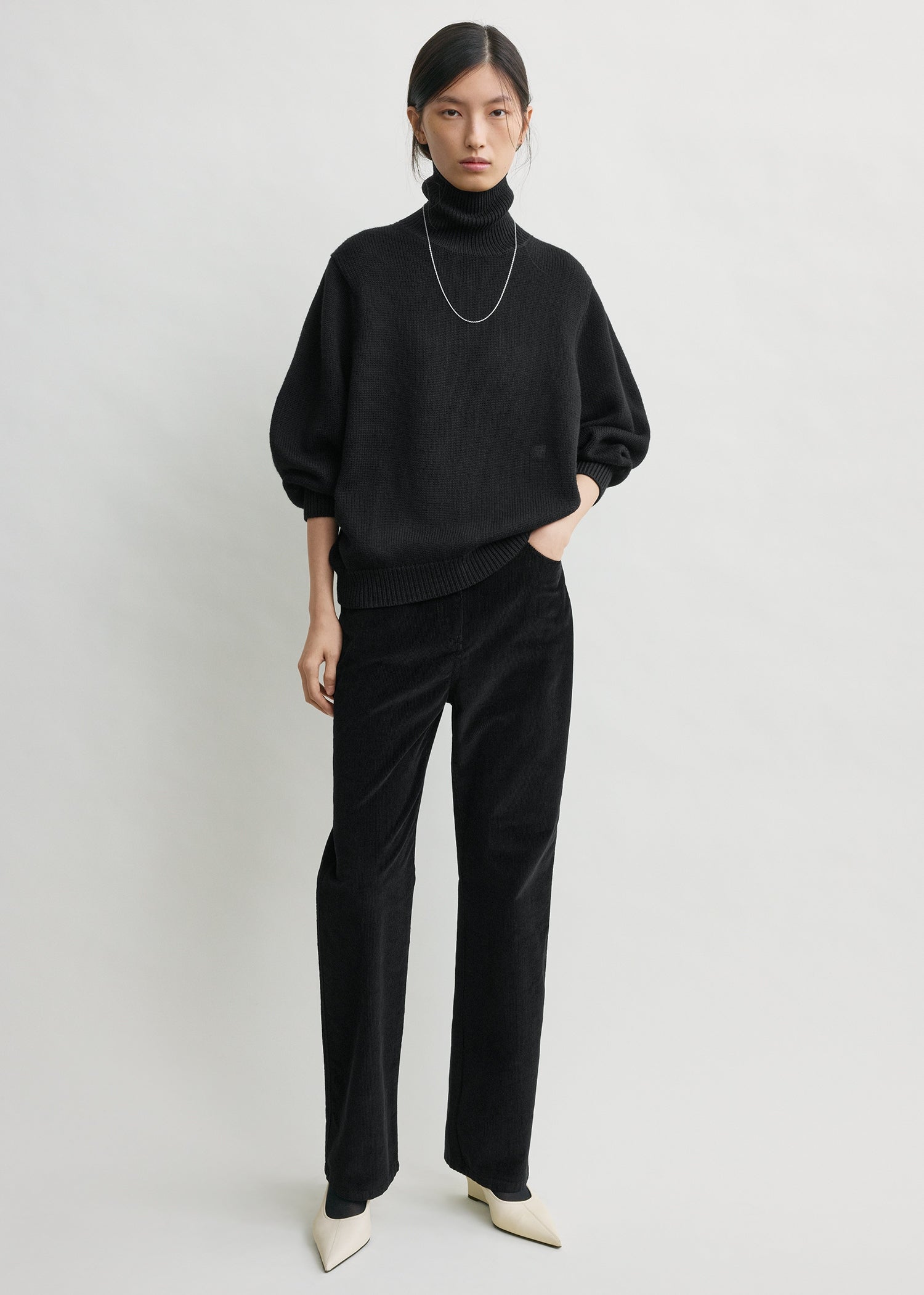 Oversized turtleneck black from Toteme - $670