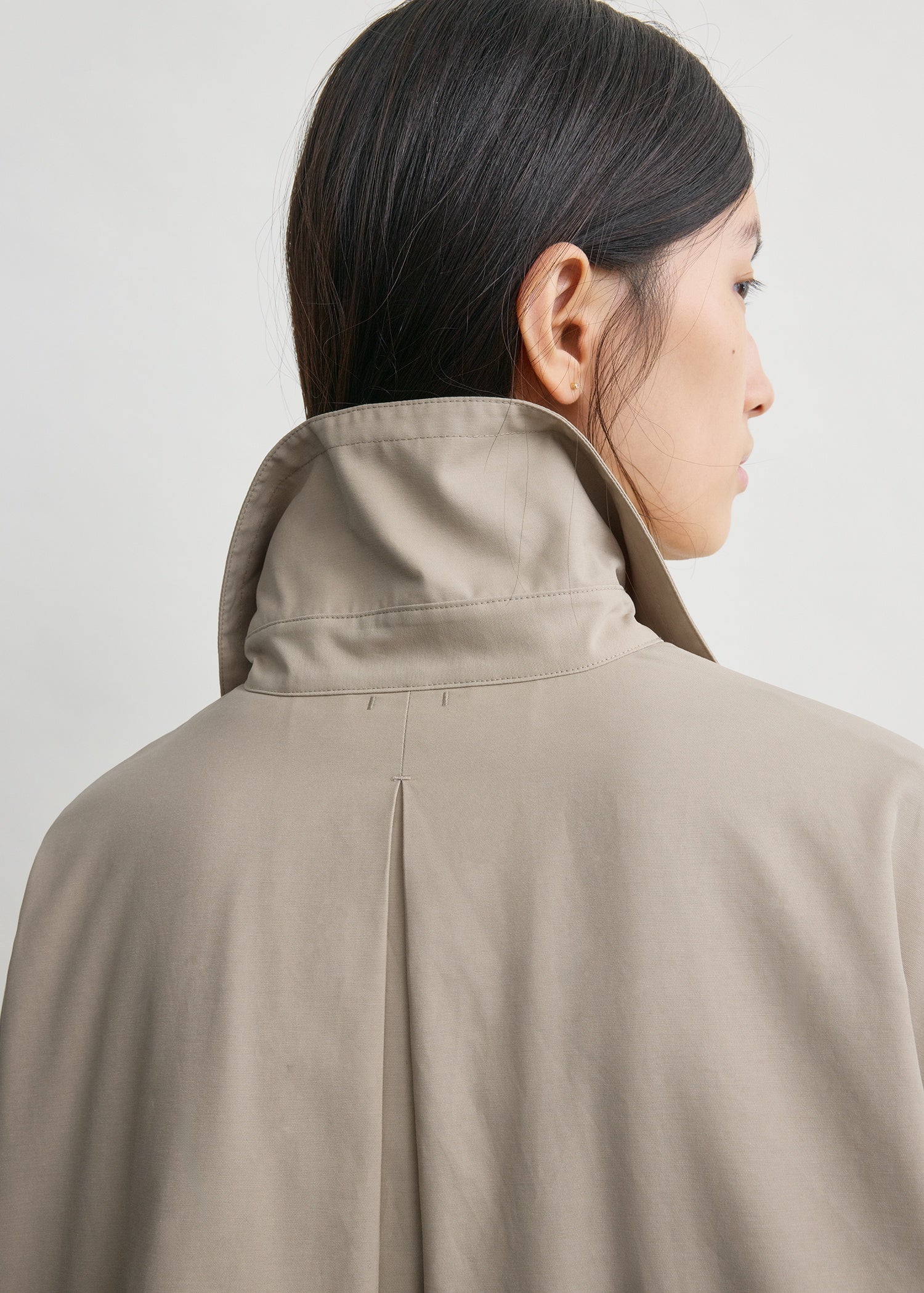 Winter car coat beige petite
