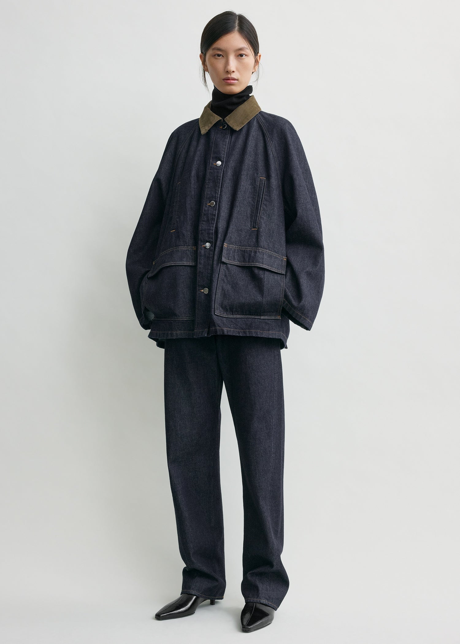Denim country jacket soft raw