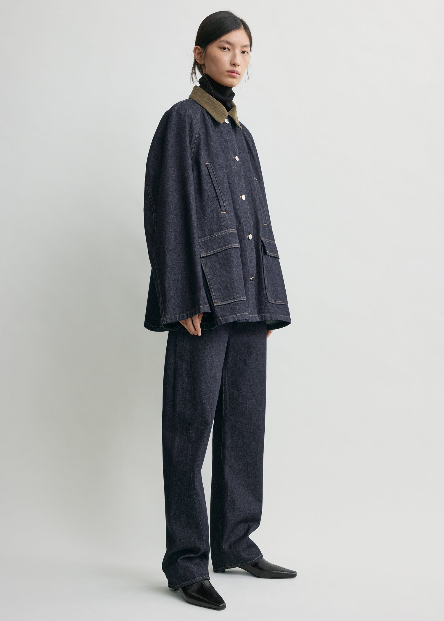 Denim country jacket soft raw