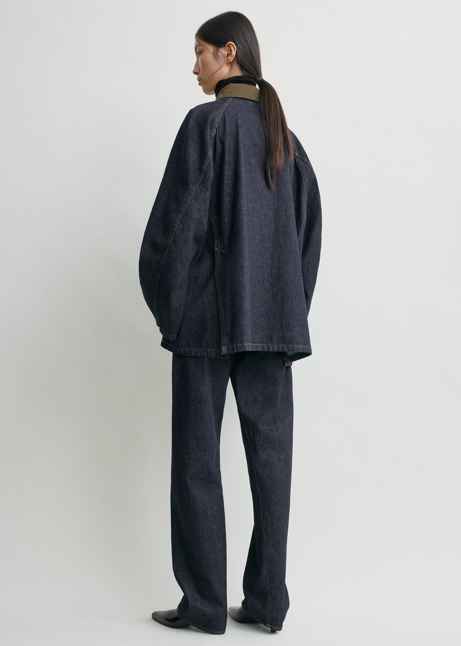Denim country jacket soft raw