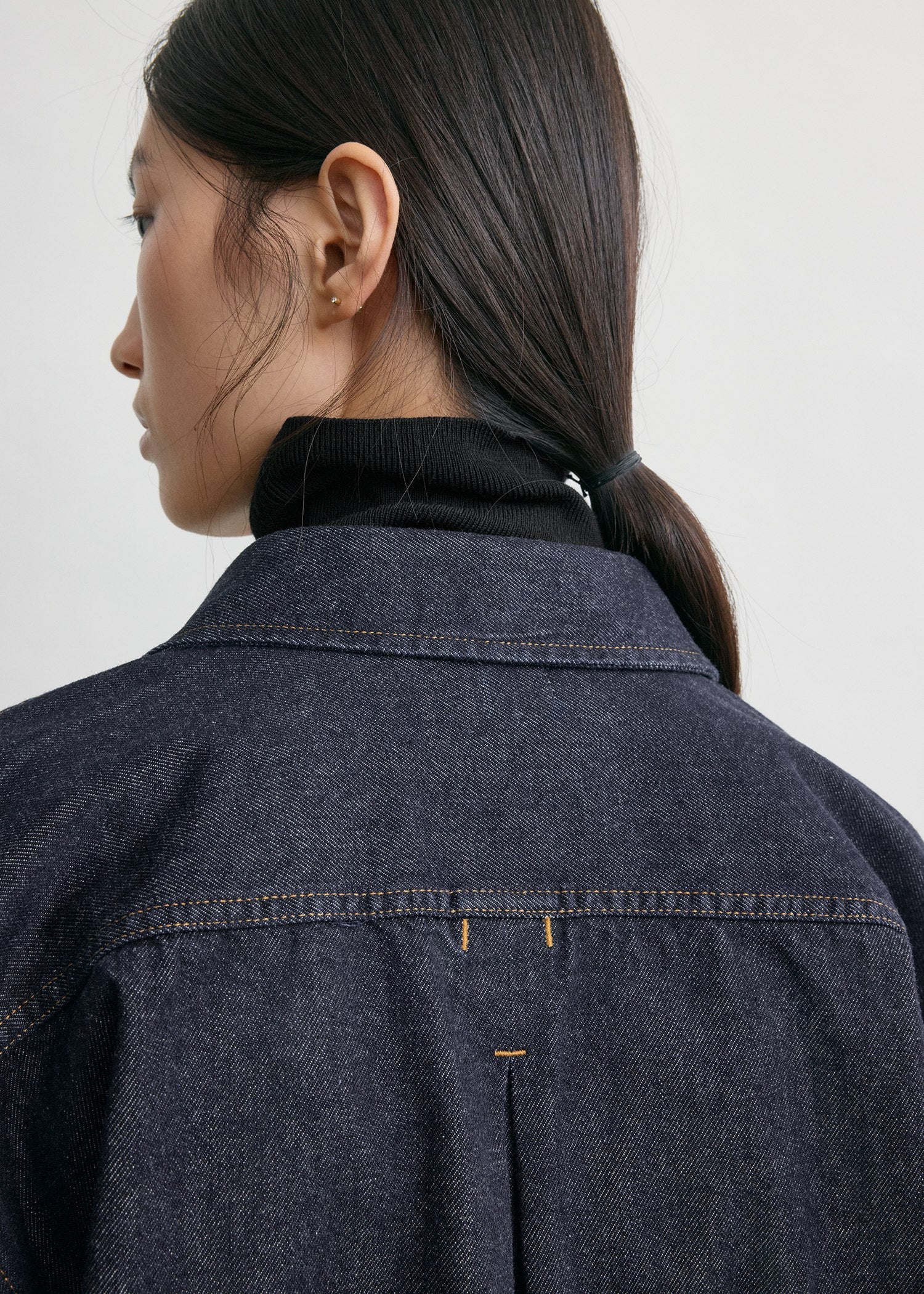 Classic denim shirt soft raw