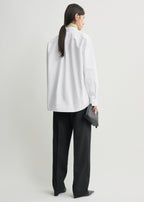 Classic poplin shirt white