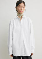 Classic poplin shirt white