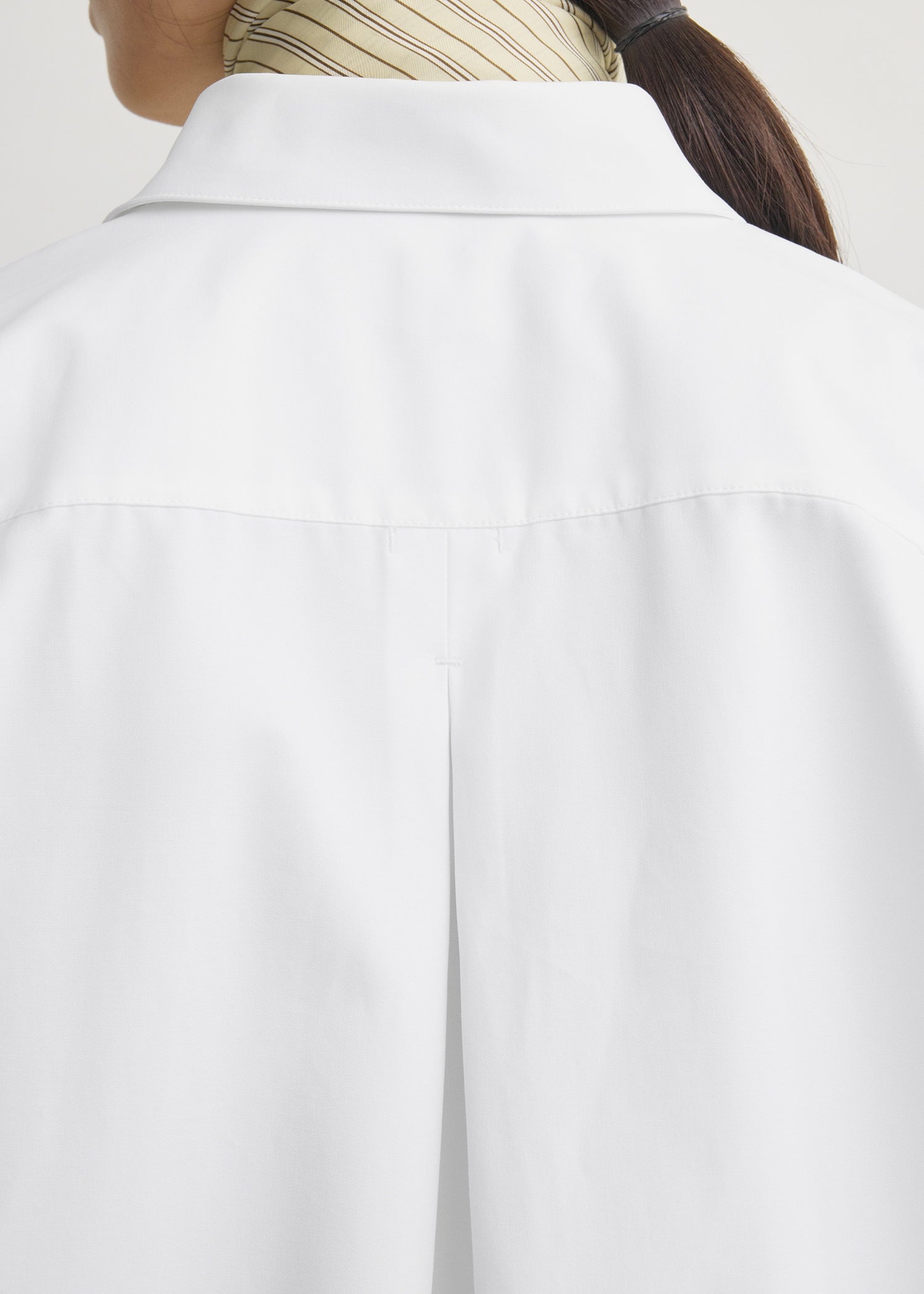 Classic poplin shirt white
