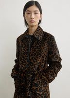 Pony hair coat leopard