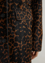 Pony hair coat leopard