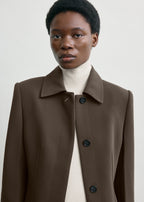 Cinched pocket jacket bark