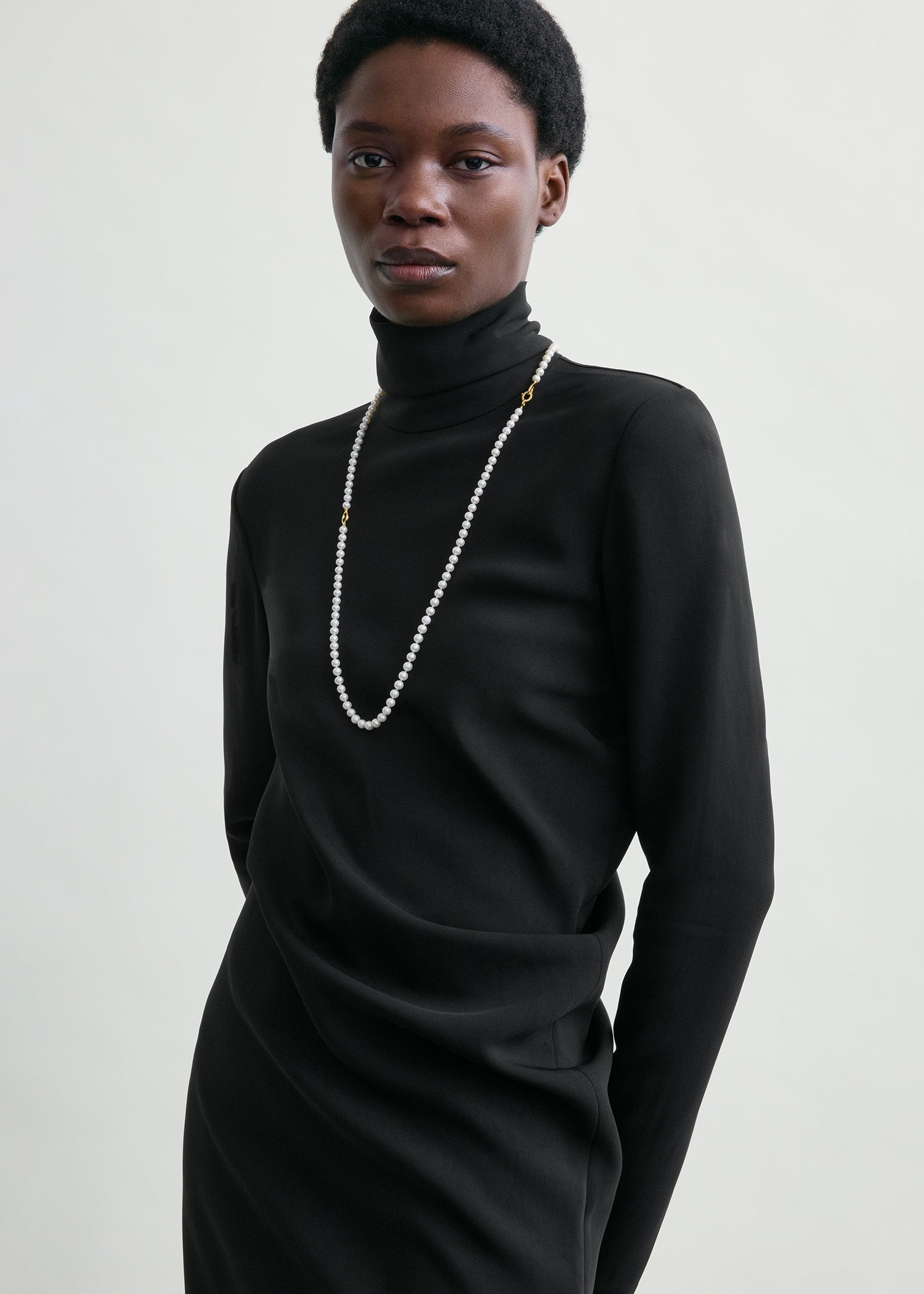 Twist dress black