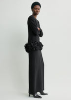 Petal dress black
