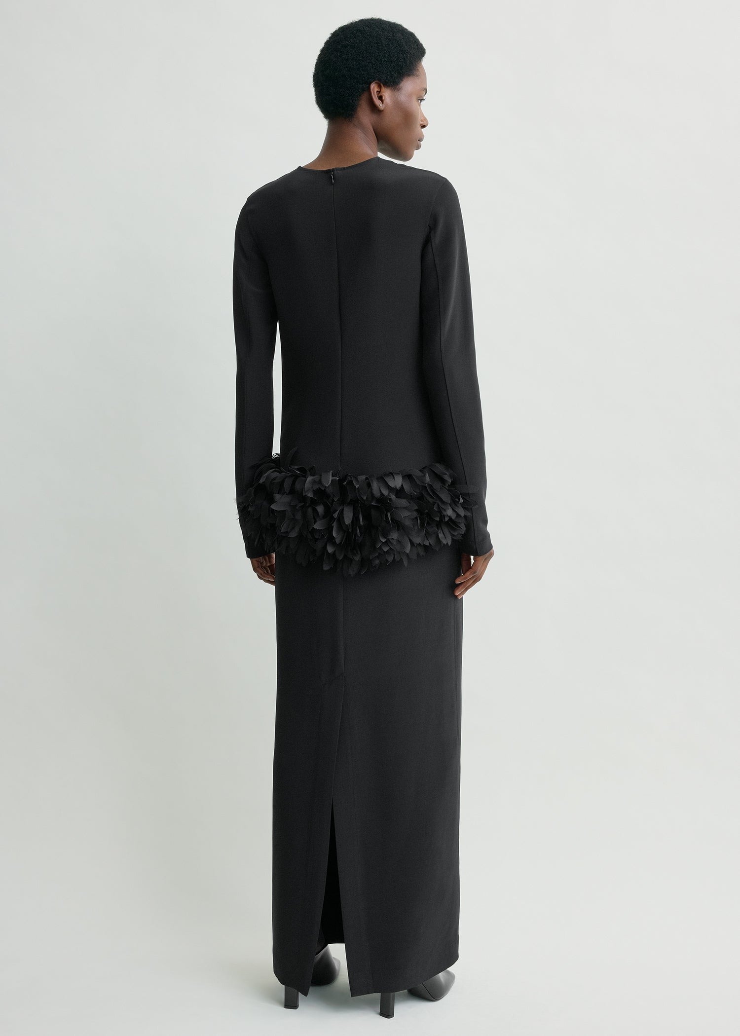 Petal dress black