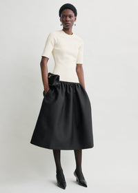 Twinflower tee dress ecru