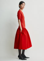 Twinflower tee dress poppy petite