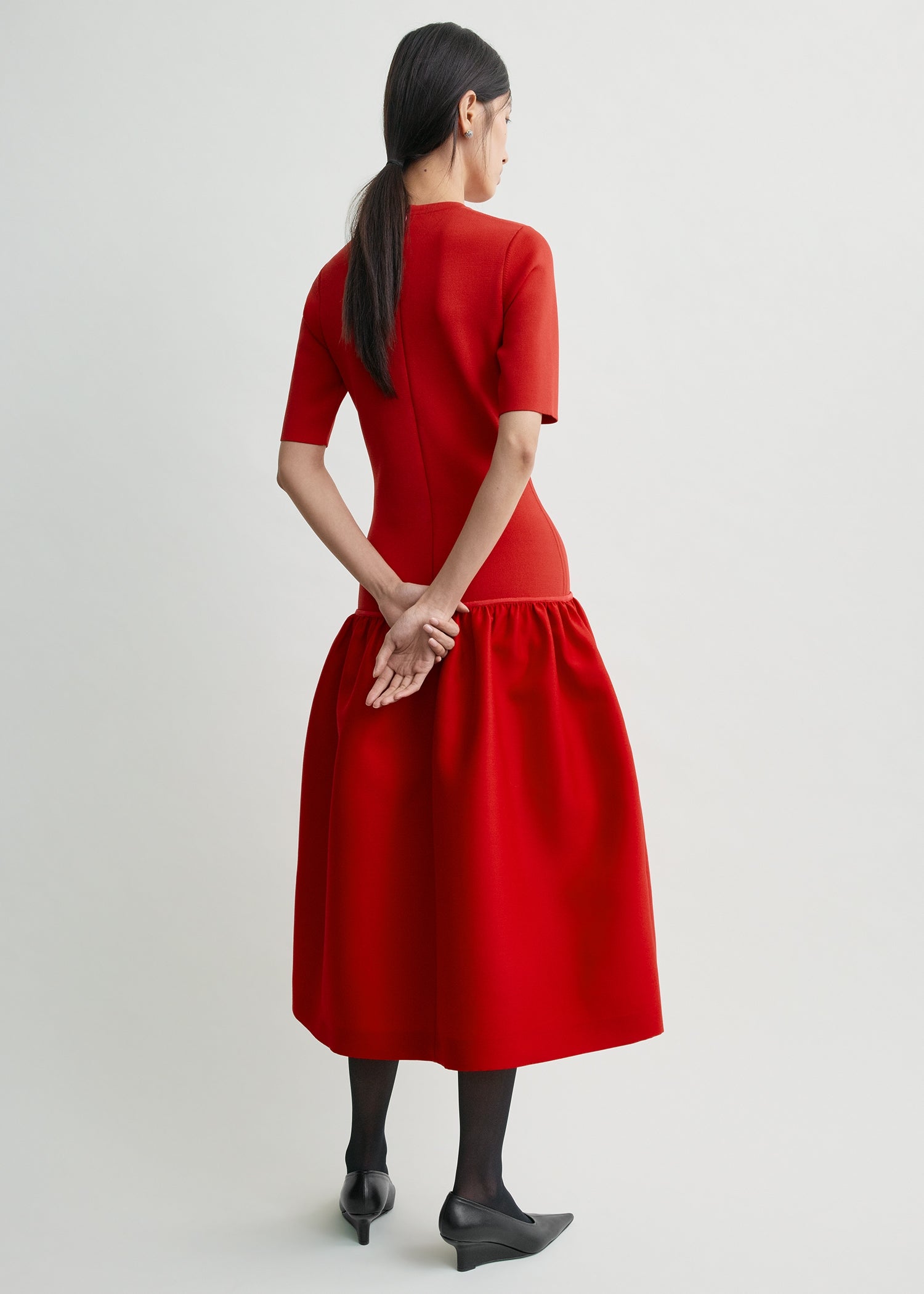 Twinflower tee dress poppy petite