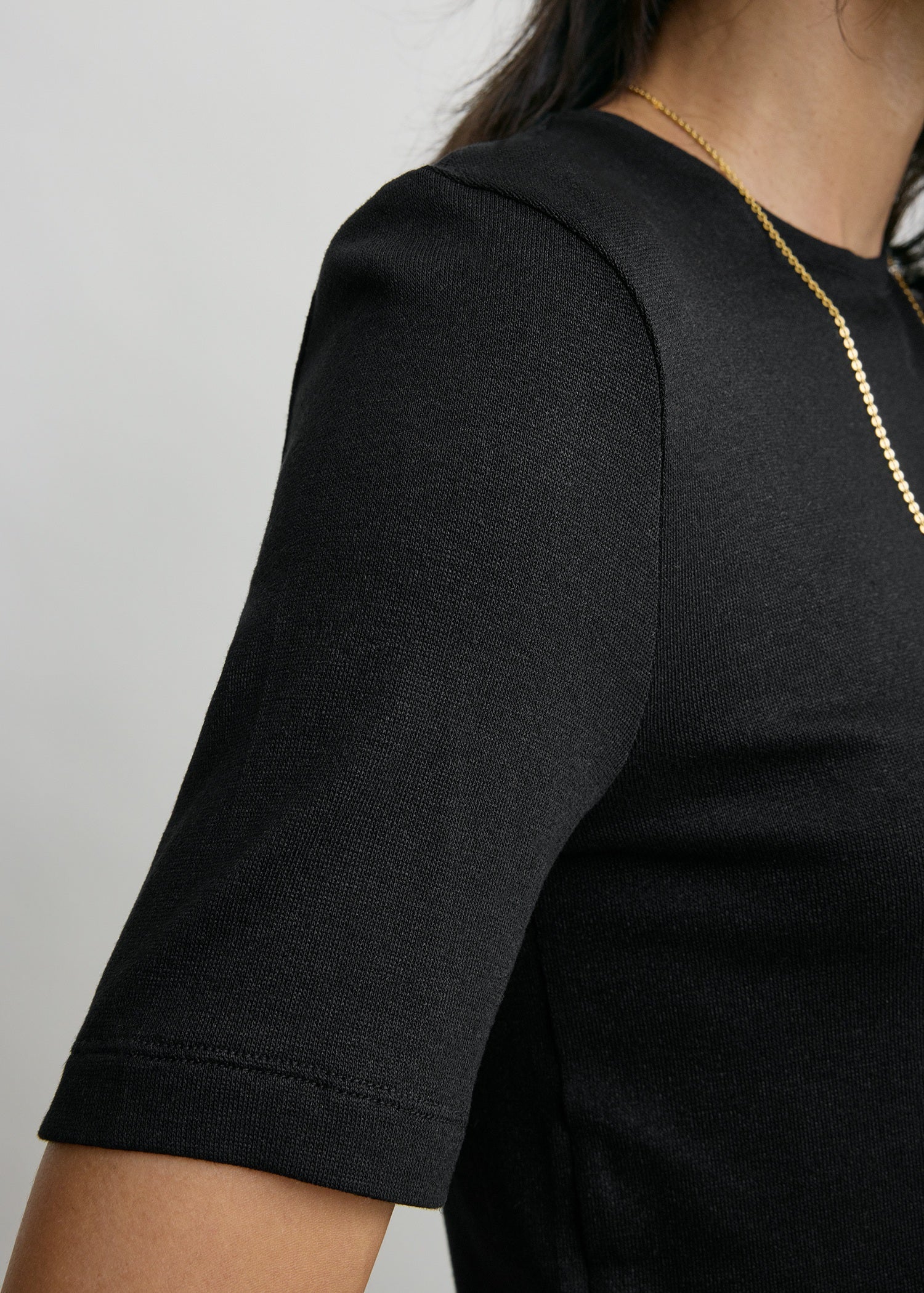 Classic jersey tee black