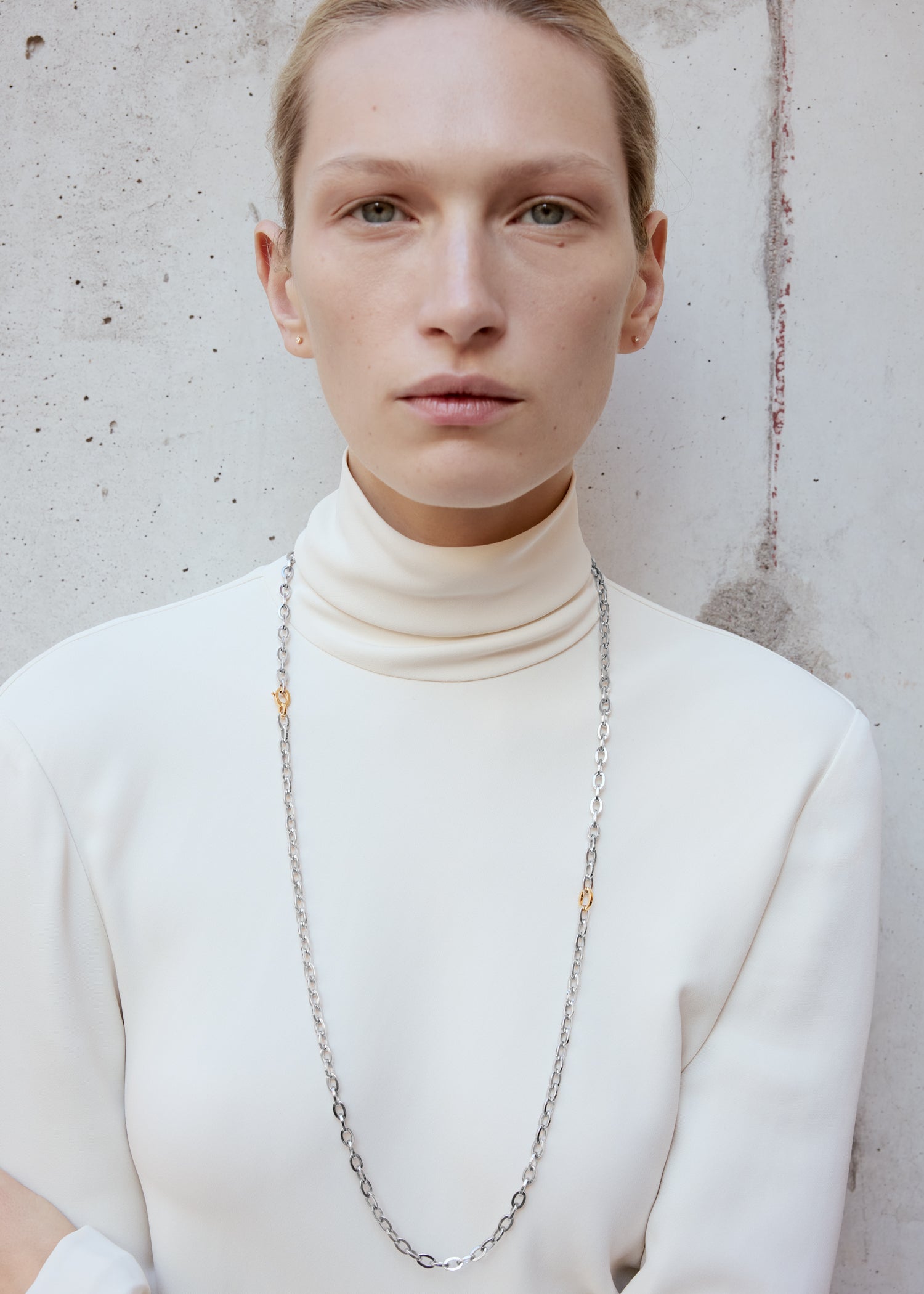 Bi-color chain silver/gold