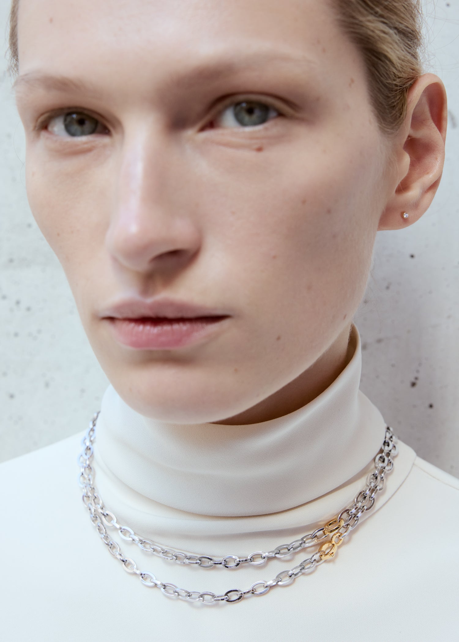 Bi-color chain silver/gold