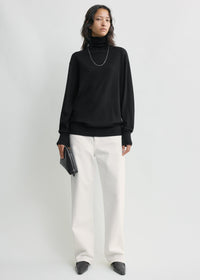 Merino turtleneck black