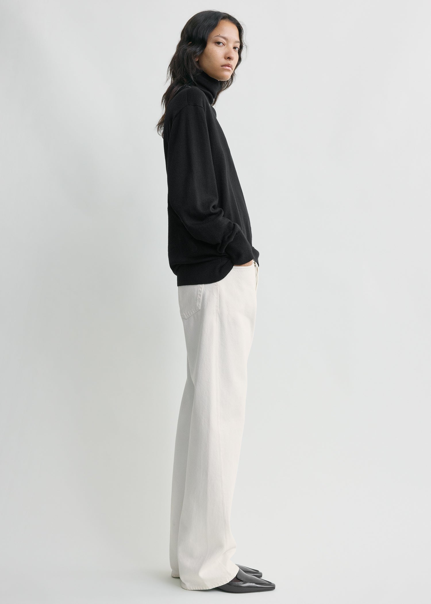 Merino turtleneck black
