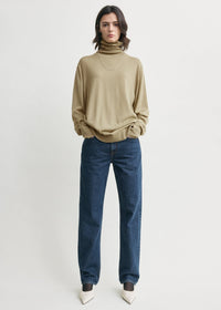 Merino turtleneck desert