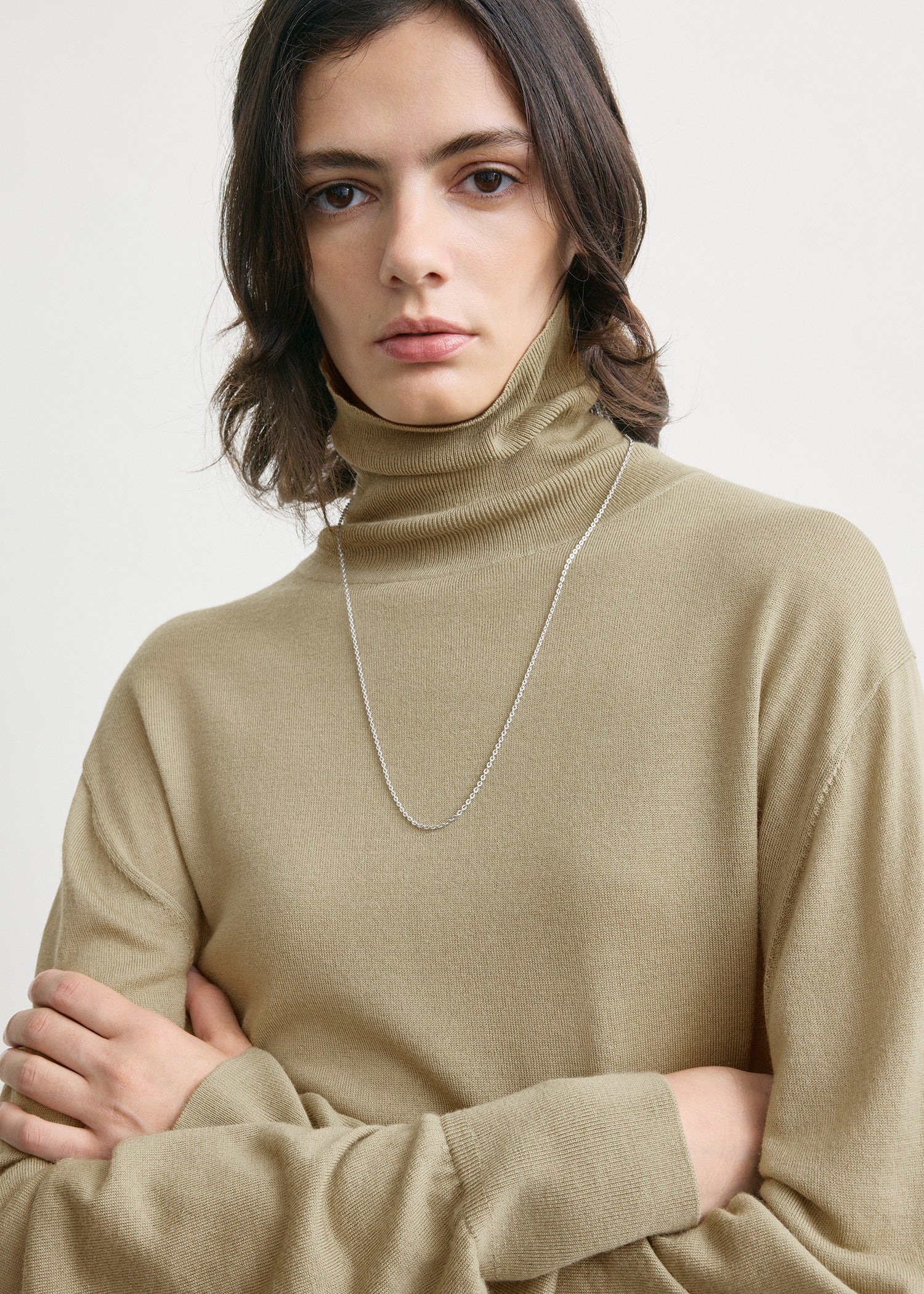 Merino turtleneck desert