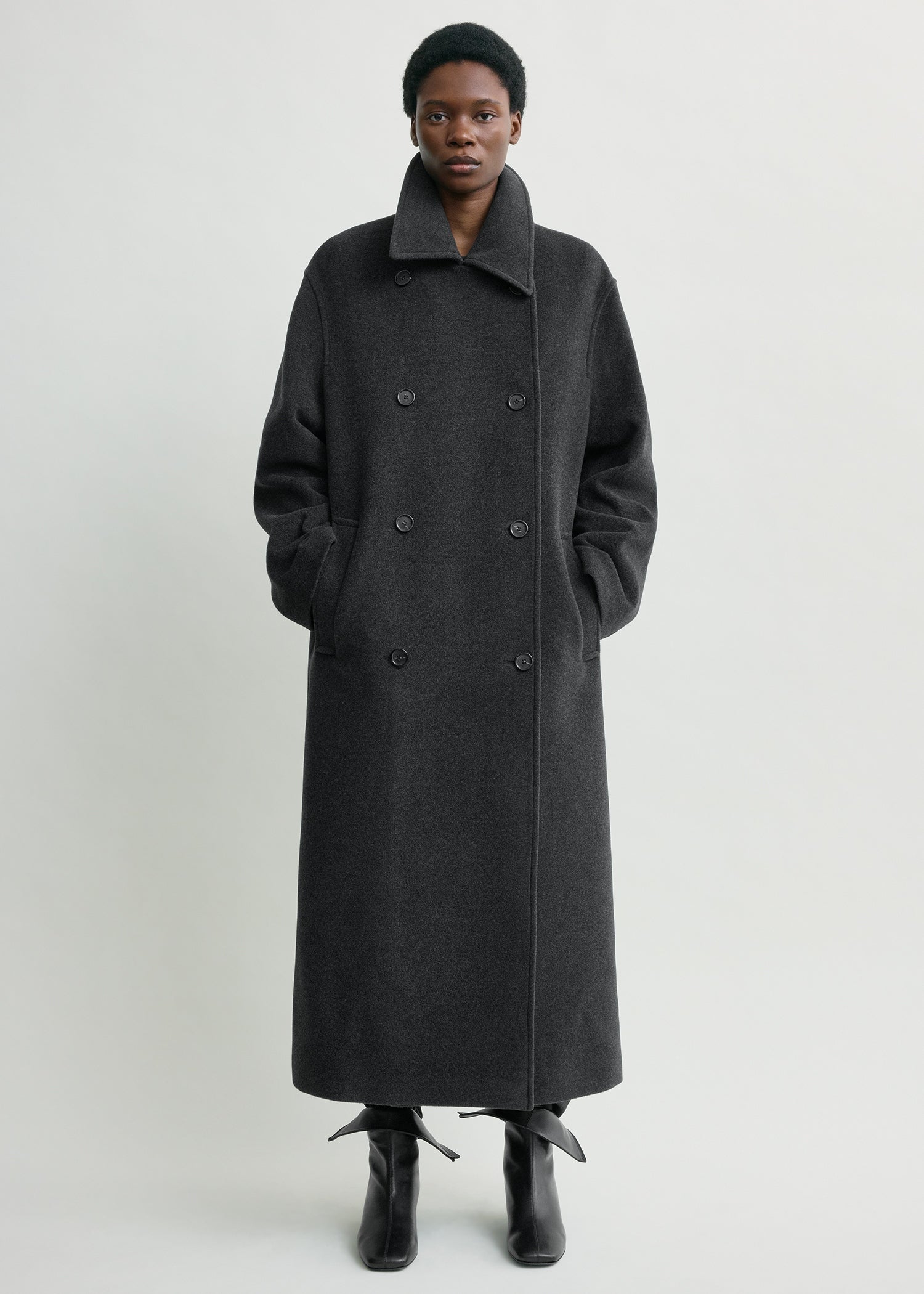 Shield coat charcoal from Toteme - $1,580