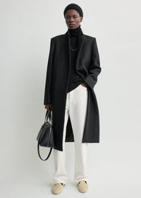 Classic winter coat black