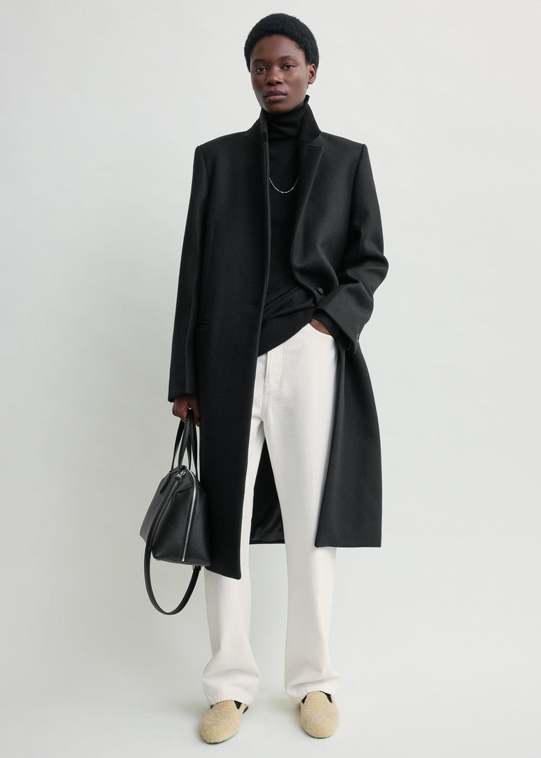 Classic winter coat black