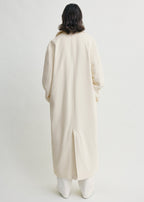 Shield coat ecru petite