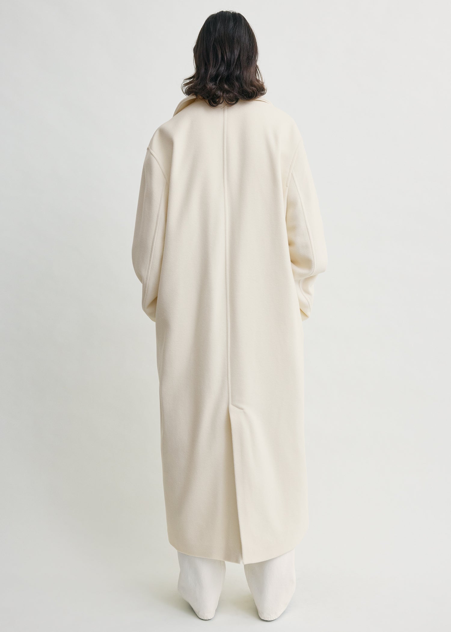 Shield coat ecru petite