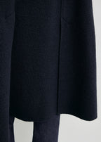 Cape coat navy petite