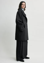 Broad peacoat black
