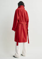 Light spring trench poppy