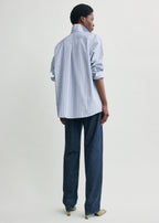 Classic stripe shirt ice/azure