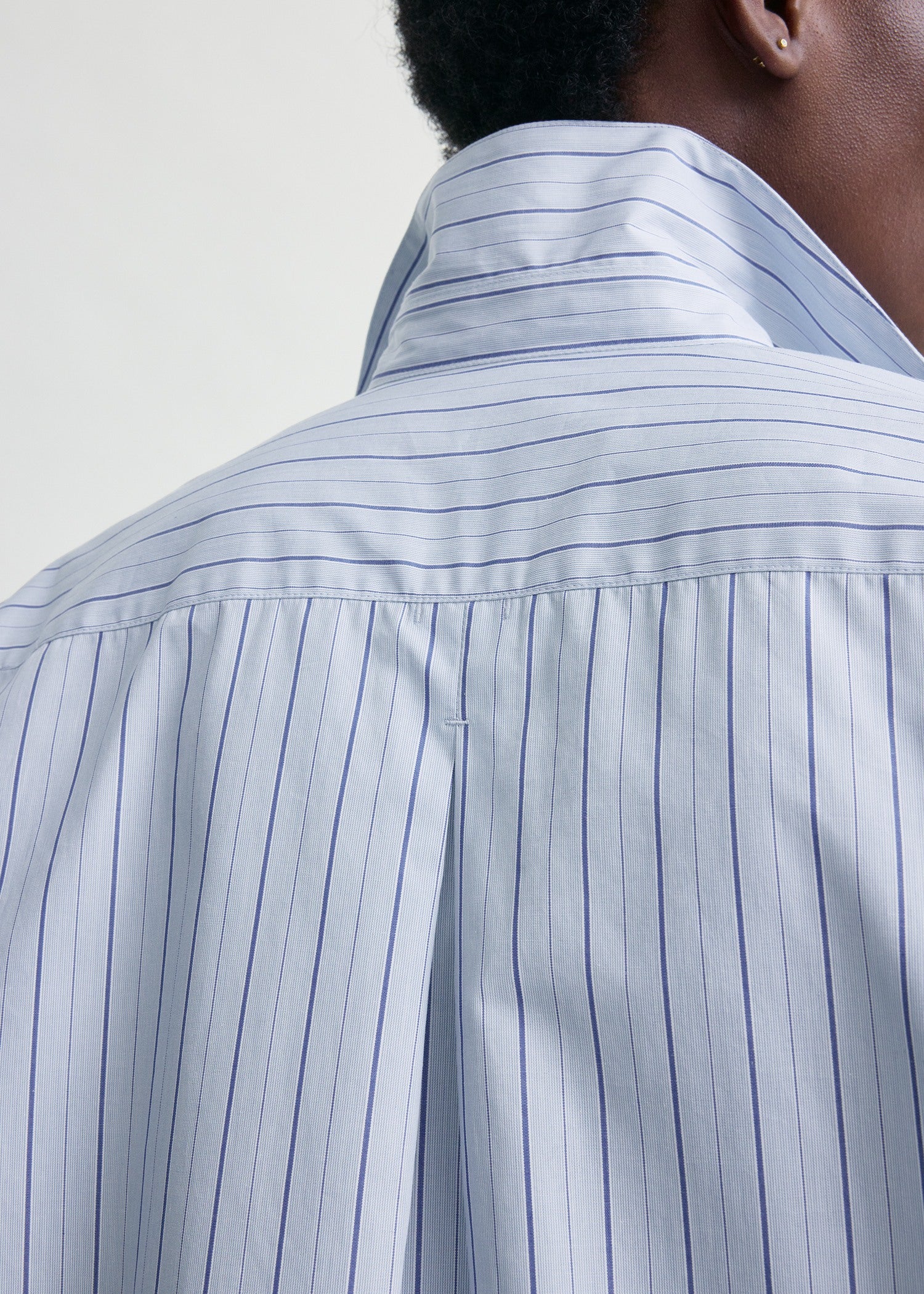 Classic stripe shirt ice/azure