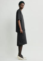Satin tee black