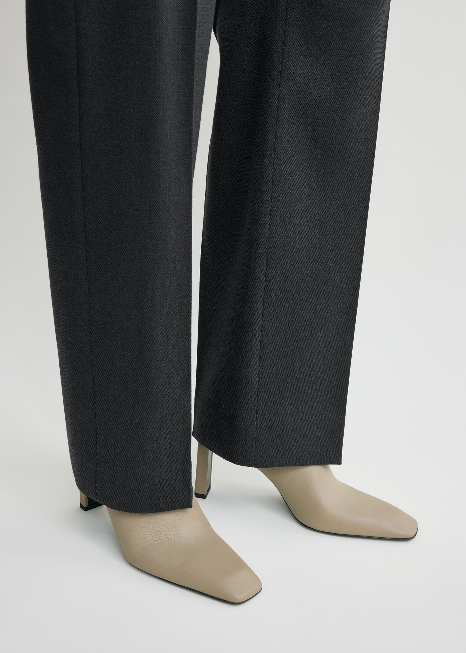 Bar nappa mules latte