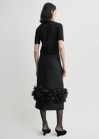 Petal skirt black