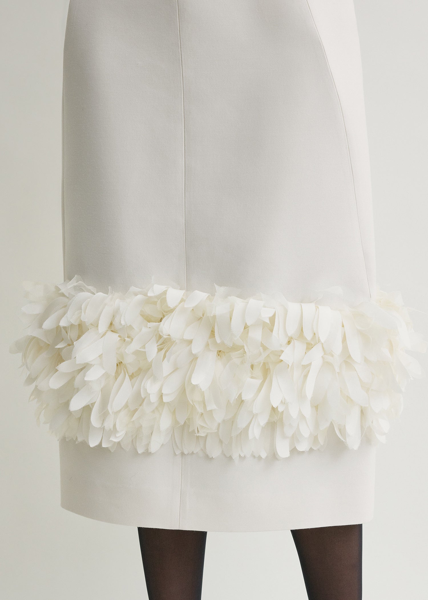 Petal skirt ecru