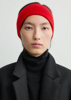 Cashmere headband poppy