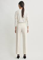 Slim evening trousers ecru