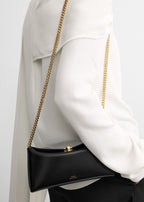 T-lock leather slim black