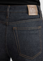 Classic slim denim full length raw blue