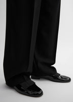 Tuxedo loafers black