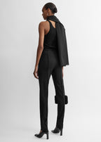 Slim stretch trousers black